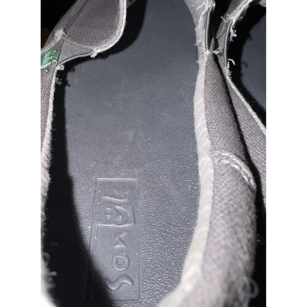 Sanuk Sideline Slip On Comfort Shoes Beachy Surfer Gray Men's 9 EU 42